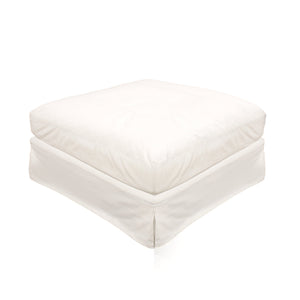 Luxe Ottoman Cream LPRSIMOTC - Oak Furniture Store & Sofas