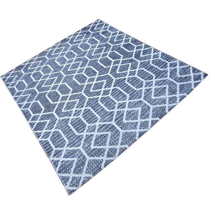 Magnus Blue White Poly Rug RVJ6010