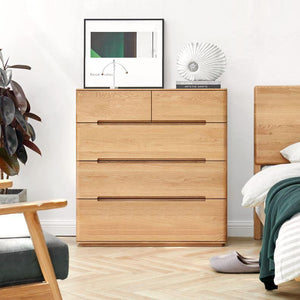 Manchester Natural Solid Oak 2+3 Chest of Drawers (New Product Coming Soon!) - Oak Furniture Store & Sofas