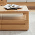 Manchester Natural Solid Oak Coffee Table | square small coffee table NZ with storage for living room | Oak Furniture Store