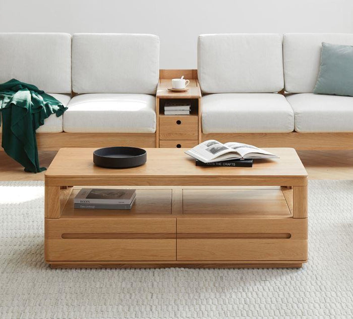 Manchester Natural Solid Oak Coffee Table