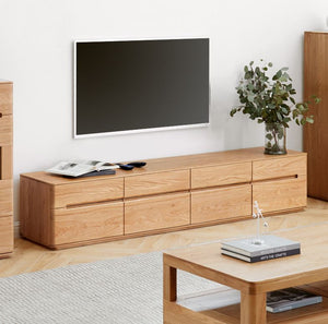 Manchester Natural Solid Oak large TV Unit - Oak Furniture Store & Sofas