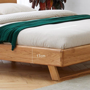 Manchester Natural Solid Oak Queen Size Bed (New Product Coming Soon!) - Oak Furniture Store & Sofas