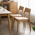 Munich Natural Solid Oak Dining Chair - Oak Furniture Store