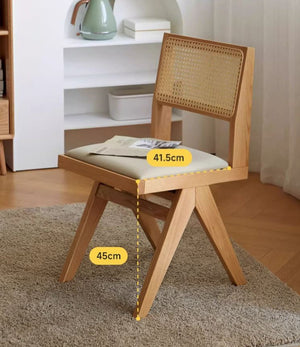 Nordic Designer Solid Oak Dining Chair - Oak Furniture Store & Sofas