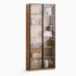 Odense Combination Natural Oak Display/Bookcase Cabinet - Oak Furniture Store
