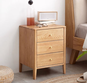 Oslo Bedside Table Design 3 - Oak Furniture Store & Sofas