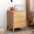 Oslo Natural Solid Oak Bedside Table Design 3 - Oak Furniture Store