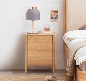 Oslo Bedside Table Design 3 - Oak Furniture Store & Sofas