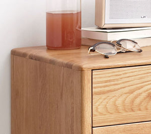 Oslo Bedside Table Design 3 - Oak Furniture Store & Sofas