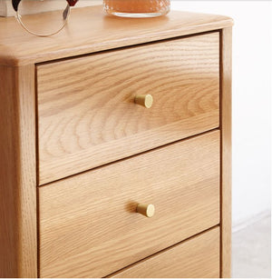 Oslo Bedside Table Design 3 - Oak Furniture Store & Sofas