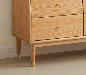 Oslo Natural Oak 9 Drawers Design 2 - Oak Furniture Store & Sofas