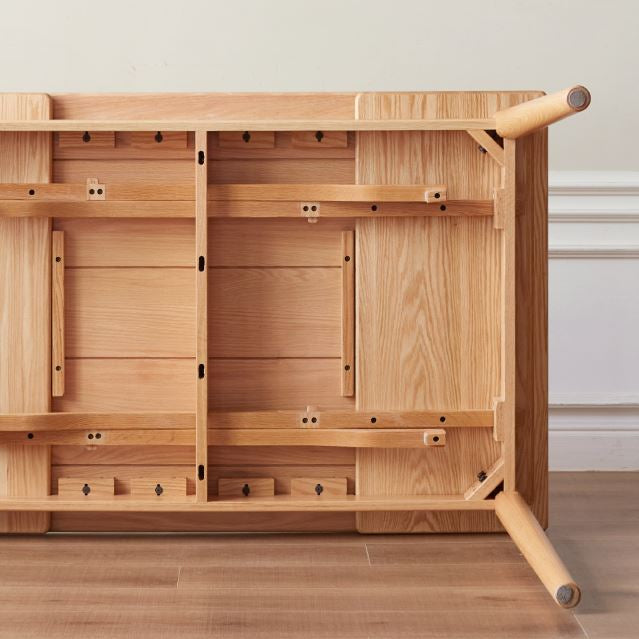 Oslo Natural Oak Extending Dining Table - Oak Furniture Store