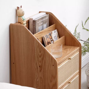 Oslo Natural Oak Magazine Sideboard - Oak Furniture Store & Sofas