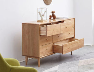 Oslo Natural Solid Oak 3+4 Chest of Drawers (Coming Soon!) - Oak Furniture Store & Sofas