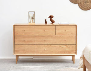 Oslo Natural Solid Oak 3+4 Chest of Drawers (Coming Soon!) - Oak Furniture Store & Sofas