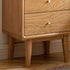 Oslo Natural Solid Oak Bedside Table Design Two - Oak Furniture Store
