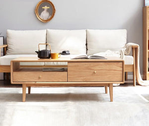 Oslo Natural Solid Oak Coffee Table - Oak Furniture Store & Sofas