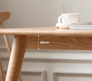 Oslo Natural Solid Oak Dining Table - Oak Furniture Store & Sofas