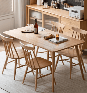 Oslo Natural Solid Oak Dining Table - Oak Furniture Store & Sofas