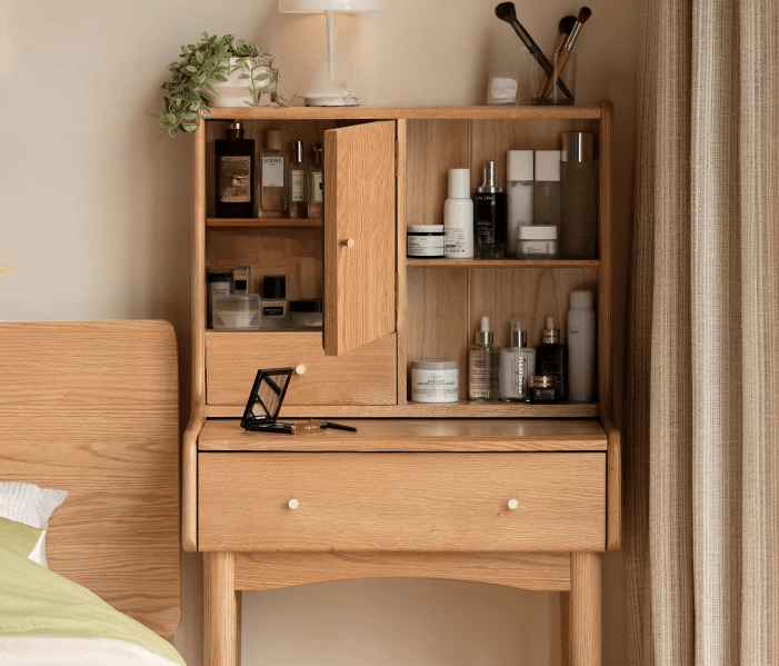 Oslo Natural Solid Oak Dressing Table - Oak Furniture Store & Sofas