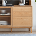 Oslo Natural Solid Oak Sideboard with Hutch Dresser - Oak Furniture Store