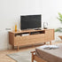 Oslo Natural Solid Oak Tall TV Unit - Oak Furniture Store