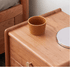 Prunus Solid Cherry Bedside Table - Oak Furniture Store
