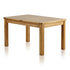 Renwick Rustic Solid Oak Extending Dining Table - Oak Furniture Store