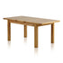 Renwick Rustic Solid Oak Extending Dining Table - Oak Furniture Store