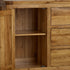 Renwick Rustic Solid Oak Large Sideboard - Oak Furniture Store