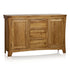 Renwick Rustic Solid Oak Large Sideboard - Oak Furniture Store