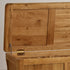 Renwick Rustic Solid Oak Storage Box - Oak Furniture Store