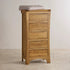 Renwick Rustic Solid Oak Tall 5 Drawers Chest - Oak Furniture Store