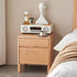 Riga Natural Solid Oak Bedside Table - Oak Furniture Store