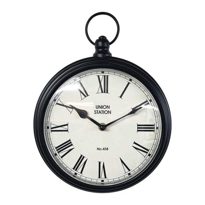 Ringo Iron Wall Clock KCL020310 - Oak Furniture Store & Sofas