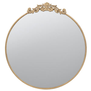 Round Gold Mirror RSE2543 - Oak Furniture Store & Sofas