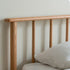 Salos Natural Solid Oak Bed Frame - Oak Furniture Store