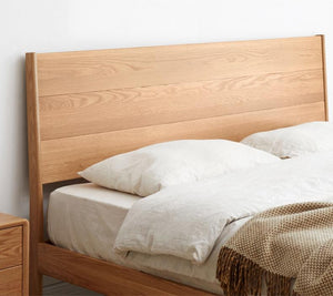 Seattle Natural Solid Oak Bed Frame - Oak Furniture Store & Sofas