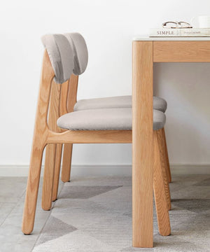 Seattle Natural Solid Oak Dining Chair - Oak Furniture Store & Sofas