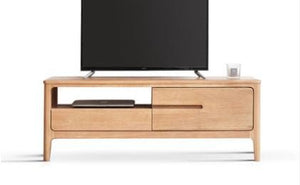 Seattle Natural Solid Oak Entertainment Unit - Oak Furniture Store & Sofas