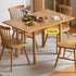 Seattle Natural Solid Oak Extending Dining Table - Oak Furniture Store