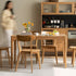 Seattle Natural Solid Oak Large Dining Table - Oak Furniture Store