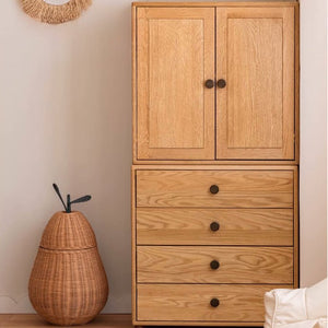 Urban Kidz Natural Solid Oak Modular Chest Of Drawers - Oak Furniture Store & Sofas