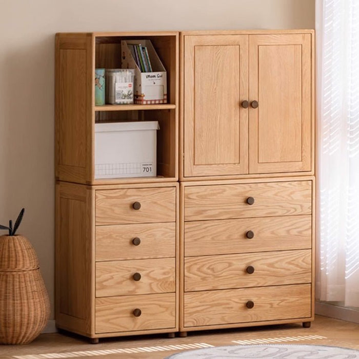 Urban Kidz Natural Solid Oak Modular Chest Of Drawers