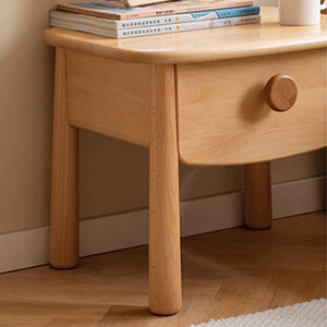 Urban Kidz Natural Solid Oak Side Table - Oak Furniture Store & Sofas