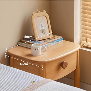 Urban Kidz Natural Solid Oak Side Table - Oak Furniture Store & Sofas