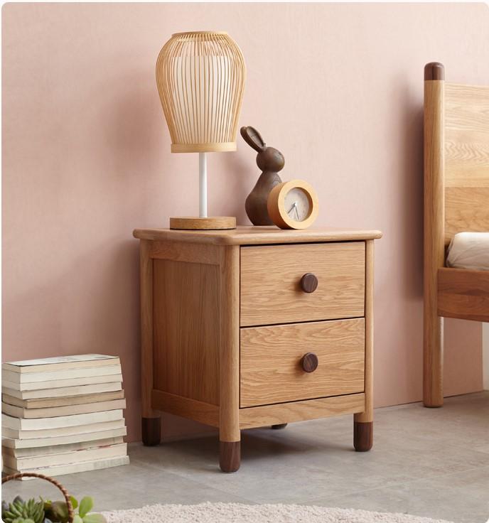 Urban Kidz Oak Bedside Table - Oak Furniture Store & Sofas