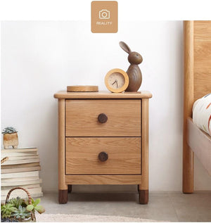 Urban Kidz Oak Bedside Table - Oak Furniture Store & Sofas