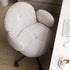 Vivo Ergonomic Faux Shearling Study Chair - Oak Furniture Store